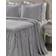Lush Decor Ticking Stripe Sängöverkast Vit, Svart (269.24x203.2cm)