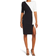 Calvin Klein Colorblock Side Tie Sheath Dress - Black/White