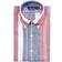 Polo Ralph Lauren Stripe Short Sleeve Oxford Shirt - Blue/Red