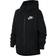 Nike Kid's Tech Fleece Essentials FZ Hoodie - Black/White (AR4020-010)