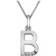 Hot Diamonds Initial A-Z Pendant Necklace - Silver/Diamonds