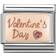 Nomination Composable Classic Valentine’s Day Link Charm - Silver/Rose Gold/Pink