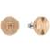 Tommy Hilfiger Carnation Monogram Stud Earrings - Gold
