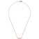 Ted Baker Sparkle Bar Necklace - Rose Gold/Transparent