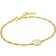 Ania Haie Compass Emblem Bracelet - Gold/White