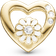 Christina Collect Marguerite Love Charm - Gold/White/Topaz