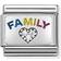 Nomination Composable Classic Link Family with Heart Charms - Silver/Transparent/Multicolour