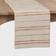 Saro Lifestyle Woven Line Tablecloth Beige (182.88x40.64cm)