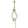 Stine A Heavenly Dream Hoop - Gold/Pearls/Turquoise