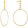 Ania Haie Shiny Spike Hoop Earrings - Gold