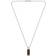 HUGO BOSS Dogtag Necklace - Silver/Green