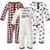 Little Treasure Baby Boy Cotton Coveralls 3-Pack - Moose Hug