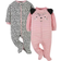 Gerber Leopard Sleep N Play Footies - Pink