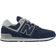 New Balance Big Kid's 574 Core - Navy with White