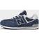 New Balance Big Kid's 574 Core - Navy with White