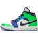 Nike Melody Ehsani x Air Jordan 1 Mid Fearless W- White/Black/Half Blue/Habanero Red