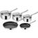 Tefal 2 Sartenes 20/28 y 3 Cazos 16/18/20 cm + 3 Tapas Acero Inoxidable Juego de utensilios de cocina 5 Piezas