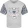 Kenzo Girl's Tiger T-shirt - Pearl Grey (K15491-A07)