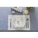 Design Imports Chambray Tablecloth Blue (213.36x152.4cm)