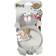 goDog Action Plush Squirrel Animated Squeaker Dog Toy Gray Medium