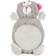 goDog Action Plush Squirrel Animated Squeaker Dog Toy Gray Medium