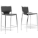 Baxton Studio Montclare Bar Stool 37.1" 2pcs