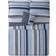 My World Mason Stripe Quilts White, Blue (218.44x172.72cm)