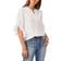 Vince Camuto Split Neck Ruffle Sleeve Blouse - New Ivory