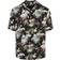 Urban Classics Viscose AOP Resort Shirt M - Black Tropical