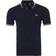 HUGO BOSS Paul Curved Polo Shirt - Navy