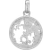 Christina Design Denmark Pendant - Silver/Transparent/White