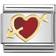 Nomination Composable Classic Link Heart with Arrow - Silver/Gold/Red