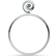 Jane Kønig Impression Hoop Earrings - Silver/Green