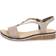Rieker Braided Wedge Sandals - Beige