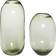 Hübsch Vases Interior Moss (x2) - Vert - 19x29/18x38 cm Vase 38cm 2pcs