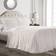 Lush Decor Ruffle Sängöverkast Vit (203.2x152.4cm)