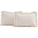 Lush Decor Ruffle Sängöverkast Vit (203.2x193.04cm)