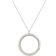 Edblad Zinnia Necklace L - Silver/Transparent