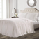 Lush Decor Ruffle Sängöverkast Vit (190.5x137.16cm)