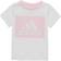 adidas Infant Essentials Tee & Shorts Set - White/Clear Pink (HF1915)