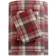 Woolrich Patterned Bed Sheet Red (274.32x)