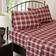 Woolrich Patterned Bed Sheet Red (274.32x)