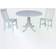 International Concepts Laurel Dining Set 42" 3