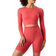 ICANIWILL Define Seamless LS Crop Top Women - Coral