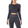 ICANIWILL Define Seamless LS Crop Top Women - Graphite