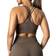 ICANIWILL Ribbed Define Seamless Sports Bra - Dark Sand