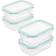 Lock & Lock Purely Better Food Container 4pcs 0.621L