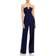 Black Halo Lena Strapless Jumpsuit - Navy