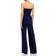 Black Halo Lena Strapless Jumpsuit - Navy