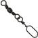 Kinetic Barrel Svivel #12 8-pack